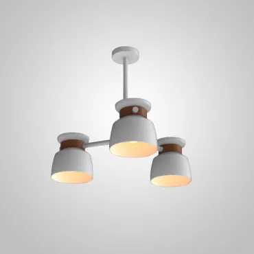 Люстра на штанге LOOP L3 White