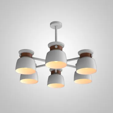 Люстра на штанге LOOP L6 White