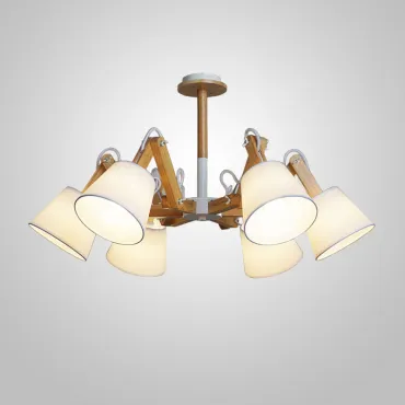 Люстра на штанге MECHANIC L6 White