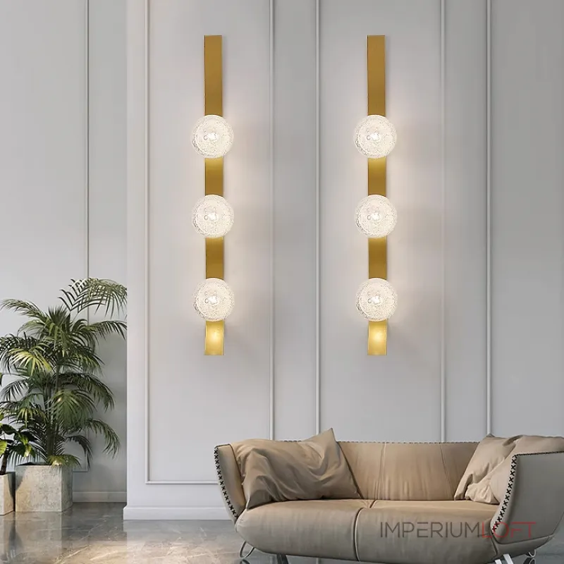 Бра LEROY LEEN WALL H30 Brass от ImperiumLoft