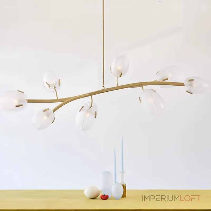 Реечный, рядный светильник LILLY L Pink от ImperiumLoft