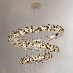 Кольцевые люстры и светильники ANASTASIUS D55+75+95 от ImperiumLoft