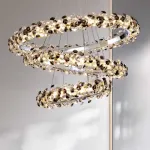 Кольцевые люстры и светильники ANASTASIUS D75 от ImperiumLoft