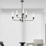 Люстра на штанге SENSEI D98 Brass