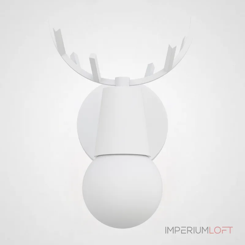 Бра с рожками DEER A White от ImperiumLoft Бра с рожками DEER A White от ImperiumLoft