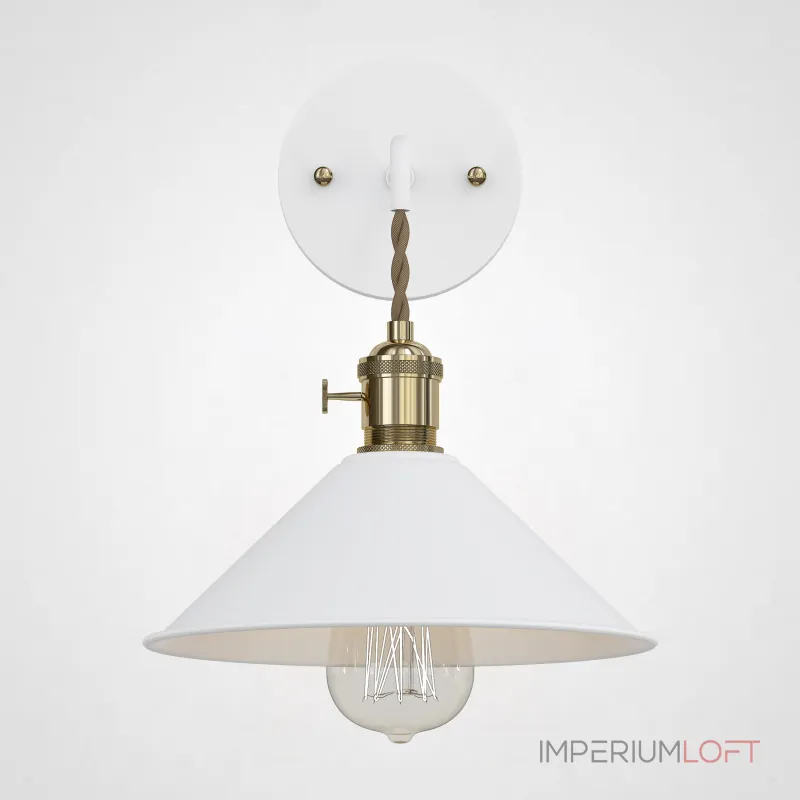 Бра с подвесным плафоном BRAID WALL White от ImperiumLoft Бра с подвесным плафоном BRAID WALL White от ImperiumLoft