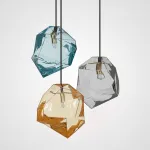 Подвесной светильник Color Ice Cube Pendant JEVIO 3 На планке от ImperiumLoft