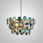 Подвесная люстра AGATE D70 Blue от ImperiumLoft