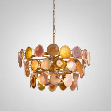 Подвесная люстра AGATE D70 Yellow Подвесная люстра AGATE D70 Yellow