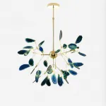 Подвесная люстра AGATE D60 Blue лепестки от ImperiumLoft