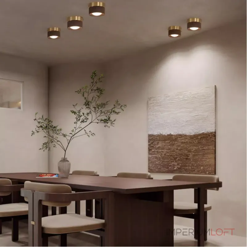 Точечный светильник WOODSPOT DARK Встраиваемый от ImperiumLoft