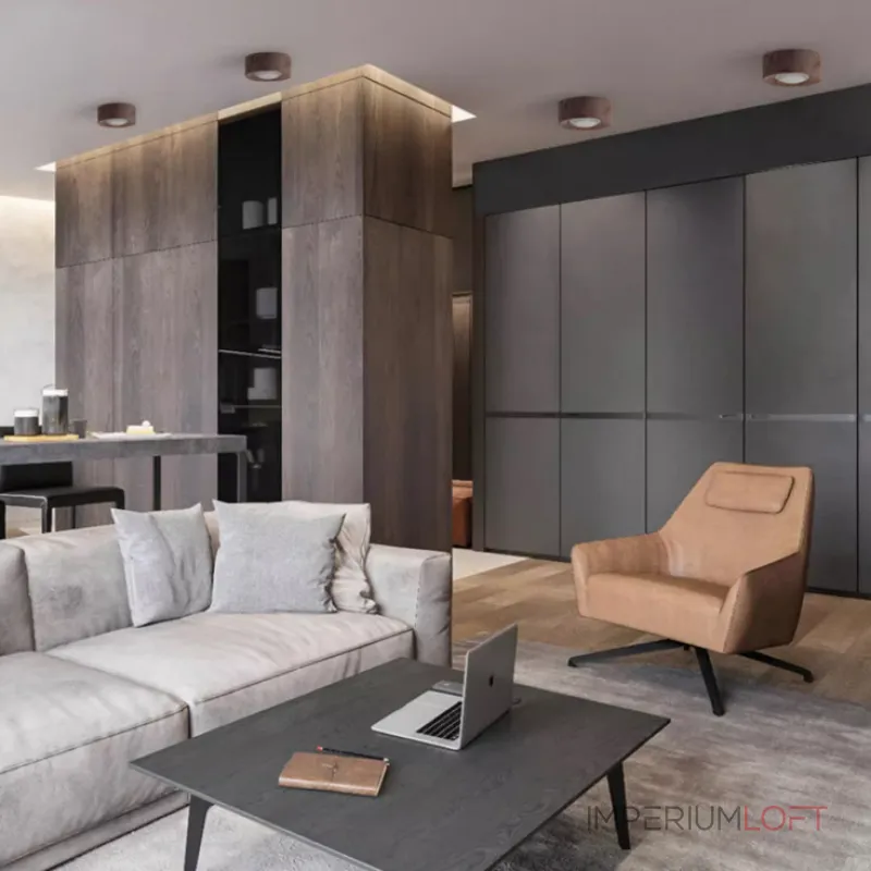 Точечный светильник WOODSPOT DARK Встраиваемый от ImperiumLoft