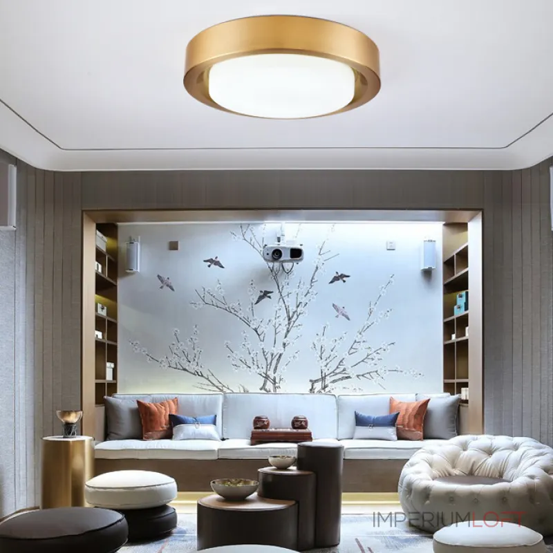 Потолочный светильник BUTTON GOLD D28 от ImperiumLoft