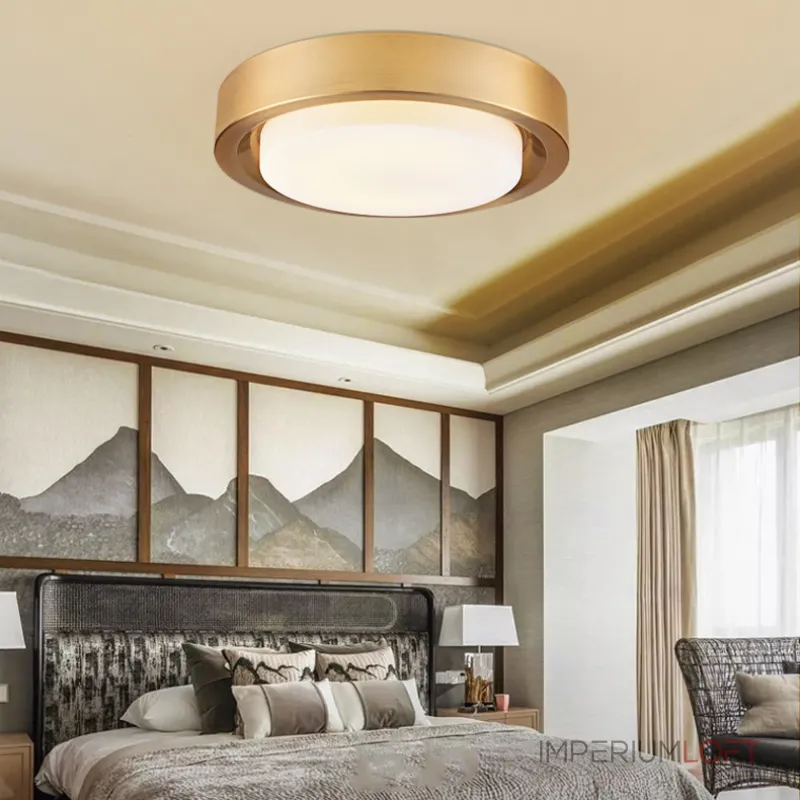 Потолочный светильник BUTTON GOLD D28 от ImperiumLoft