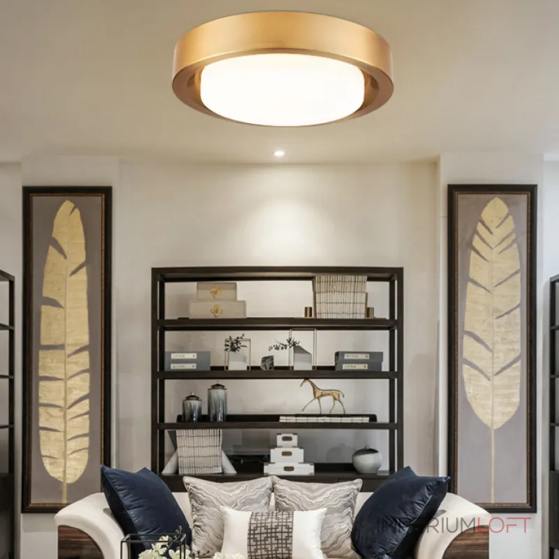 Потолочный светильник BUTTON GOLD D28 от ImperiumLoft