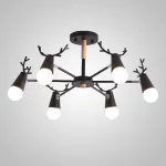 Люстра на штанге DEERCH D78 Black