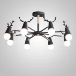 Люстра на штанге DEERCH D90 Black