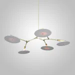 Люстра на штанге DISCS D122 Gold