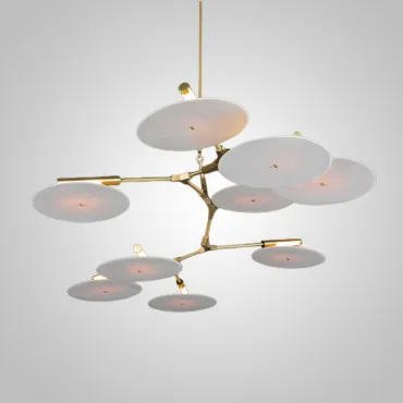 Люстра на штанге DISCS D158 Gold Люстра на штанге DISCS D158 Gold