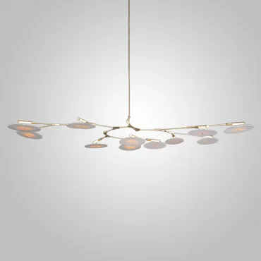 Люстра на штанге DISCS D254 Gold