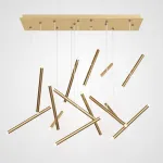 Подвесная люстра Dutti D0068 LED Chandelier Modern 14 Gold