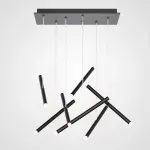 Подвесная люстра Dutti D0068 LED Chandelier Modern 7 Black