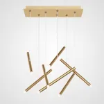 Подвесная люстра Dutti D0068 LED Chandelier Modern 7 Gold