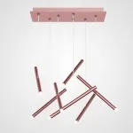 Подвесная люстра Dutti D0068 LED Chandelier Modern 7 Rose Gold