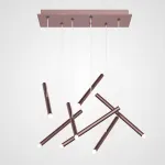 Подвесная люстра Dutti D0068 LED Chandelier Modern 7 Copper