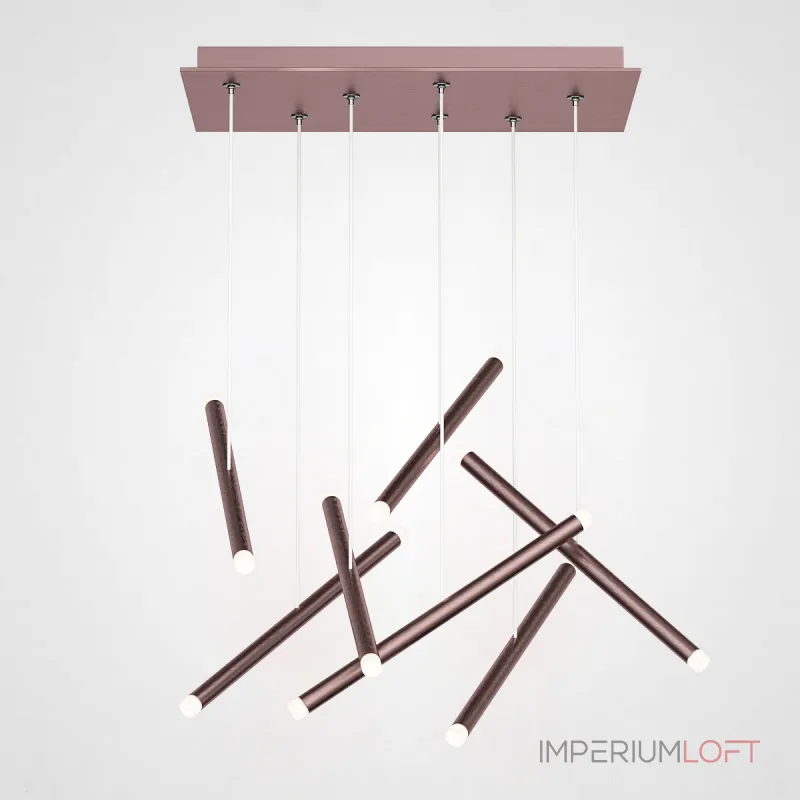 Подвесная люстра Dutti D0068 LED Chandelier Modern 7 Copper Подвесная люстра Dutti D0068 LED Chandelier Modern 7 Copper