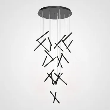 Подвесная люстра Dutti D0068 LED Chandelier Modern 28 Black