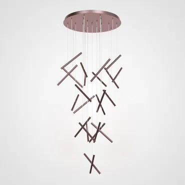 Подвесная люстра Dutti D0068 LED Chandelier Modern 28 Copper