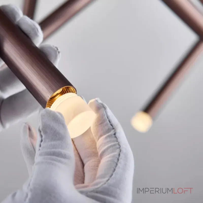 Подвесная люстра Dutti D0068 LED Chandelier Modern 14 black