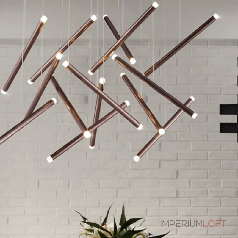 Подвесная люстра Dutti D0068 LED Chandelier Modern 14 black