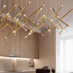 Подвесная люстра Dutti D0068 LED Chandelier Modern 14 black