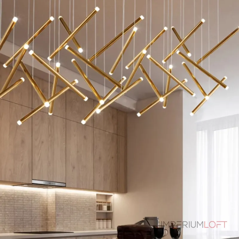 Подвесная люстра Dutti D0068 LED Chandelier Modern 14 black