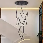 Подвесная люстра Dutti D0068 LED Chandelier Modern 28 Copper