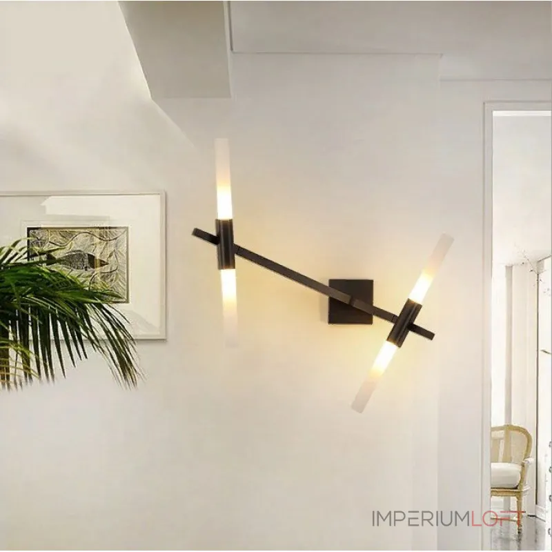 Настенный светильник Агнес Sconce 4 Графит от ImperiumLoft Настенный светильник Агнес Sconce 4 Графит от ImperiumLoft