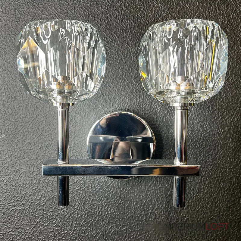 Бра Boule de Cristal Double Sconce Chrome от ImperiumLoft Бра Boule de Cristal Double Sconce Chrome от ImperiumLoft