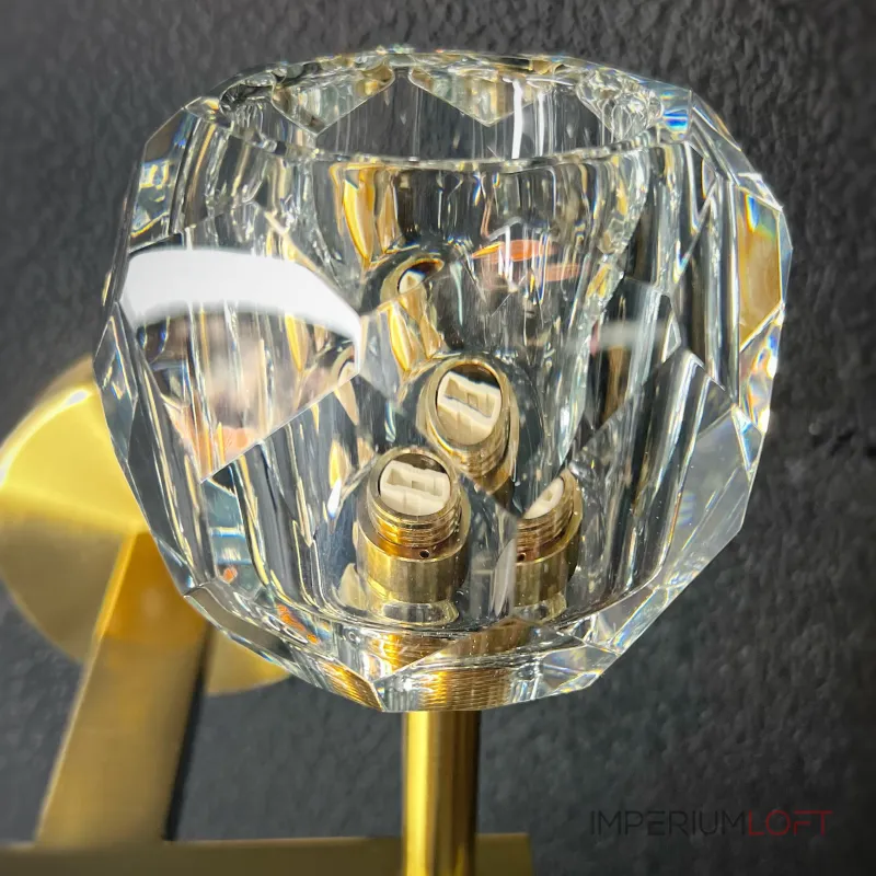 Бра Boule de Cristal Double Sconce Brass от ImperiumLoft Бра Boule de Cristal Double Sconce Brass от ImperiumLoft
