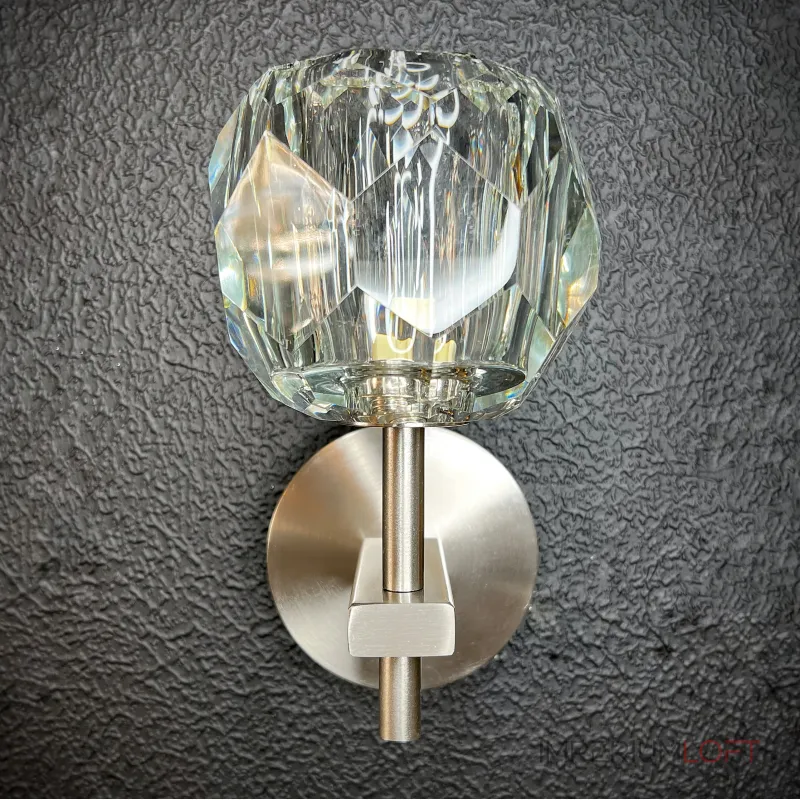 Бра Boule de Cristal Single Sconce Никель от ImperiumLoft Бра Boule de Cristal Single Sconce Никель от ImperiumLoft