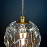 Подвесной светильник Boule De Cristal Single Rod Pendant Brass от ImperiumLoft