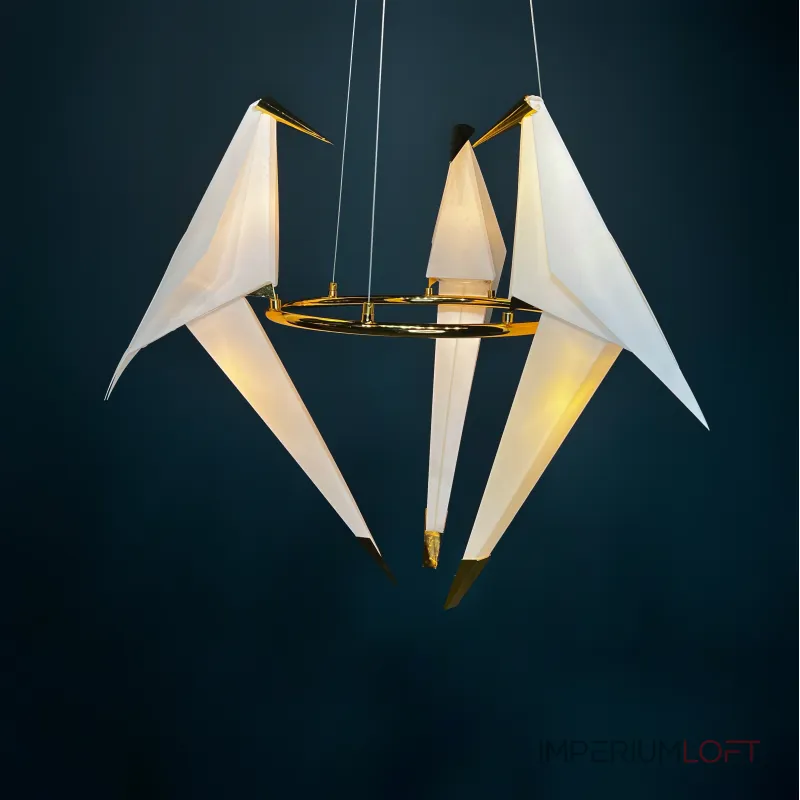 Подвесная люстра Origami Bird Chandelier 3