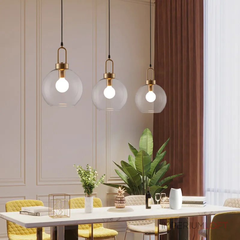 Подвесной светильник GAUSS шар 20 прозрачный от ImperiumLoft