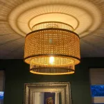 Подвесной светильник из бамбука DROPI D50 от ImperiumLoft