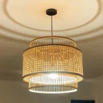 Подвесной светильник из бамбука DROPI D50 от ImperiumLoft