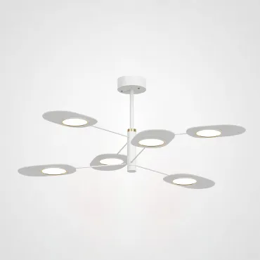 Люстра на штанге INGEL D90 6 lamps White