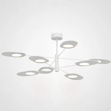 Люстра на штанге INGEL D110 8 lamps White