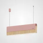 РЕЕЧНЫЙ ПОДВЕСНОЙ СВЕТИЛЬНИК BOOK 3 L60 Pink от ImperiumLoft