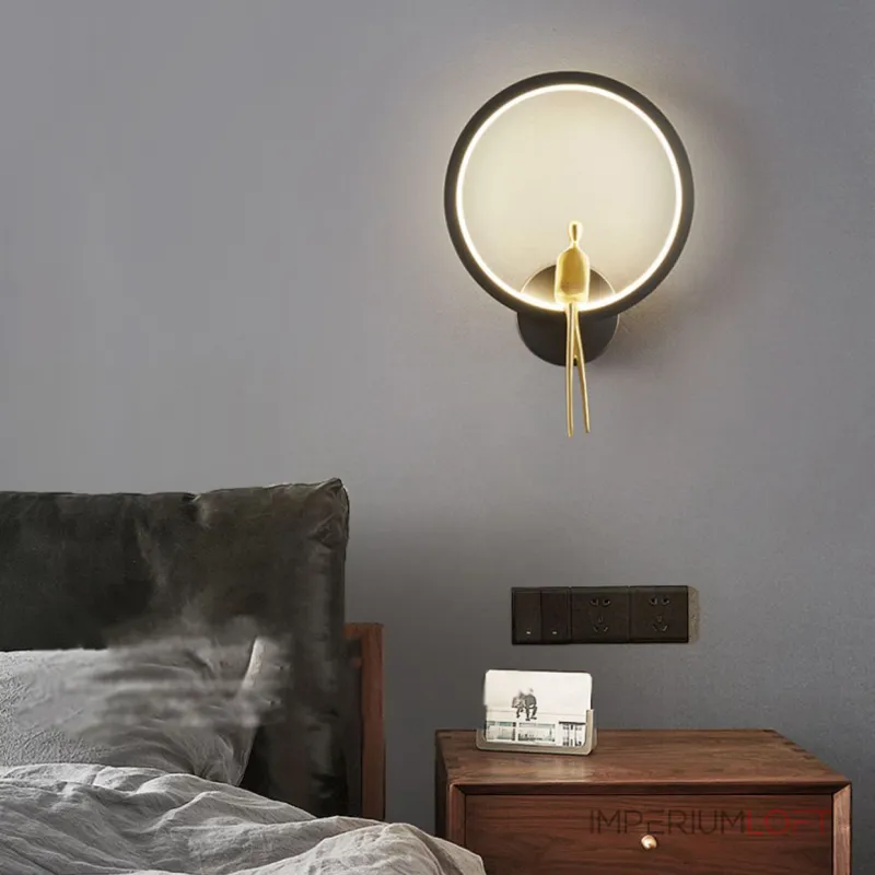 Настенный светильник REMUS WALL Black от ImperiumLoft